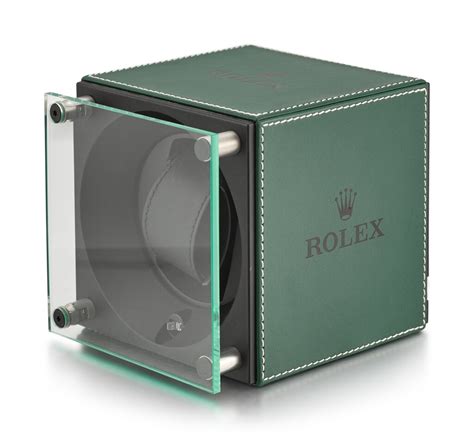 new rolex box|Rolex rotating watch box.